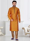 Orange Colour Rangbaaz Vol 20 Designer function wear Stylish Dupion Silk Readymade Mens Kurta Payjama Collection 2023